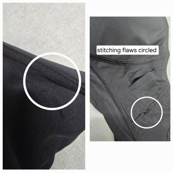 Lululemon Uncharted Waters TopDeep Coal / Black Size 8 A/B Cup- Read Information - Picture 8 of 12